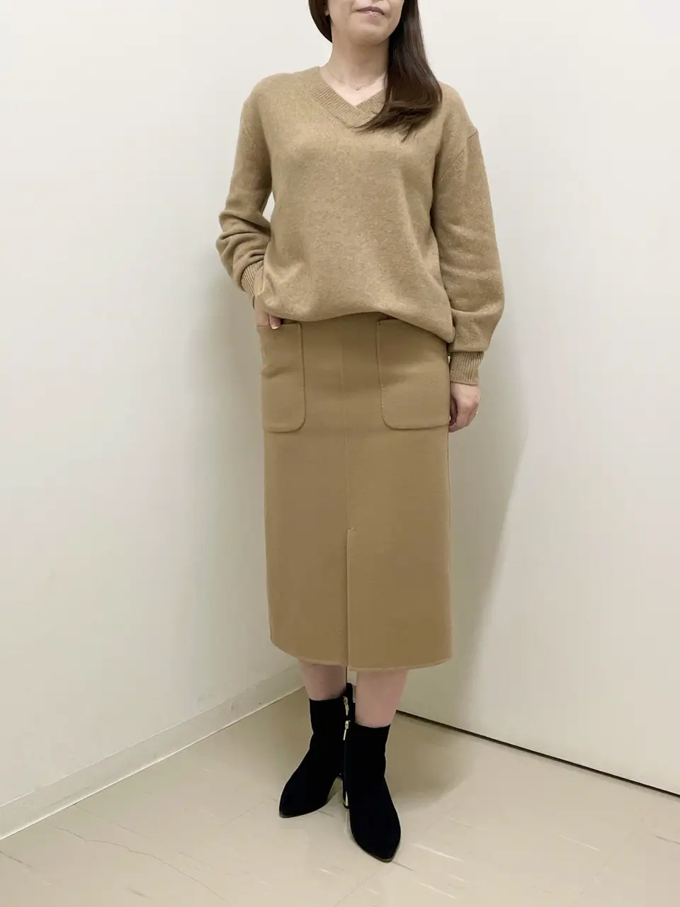 BEIGE， スタッフ コーディネート画像