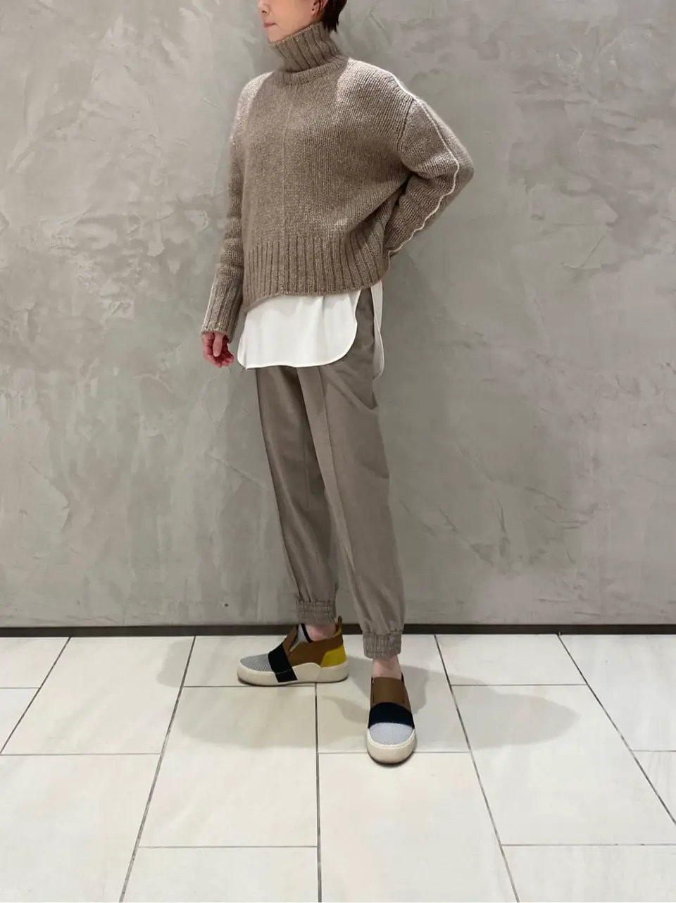 BEIGE， スタッフ コーディネート画像