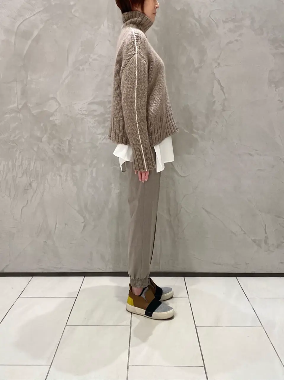 BEIGE， スタッフ コーディネート画像