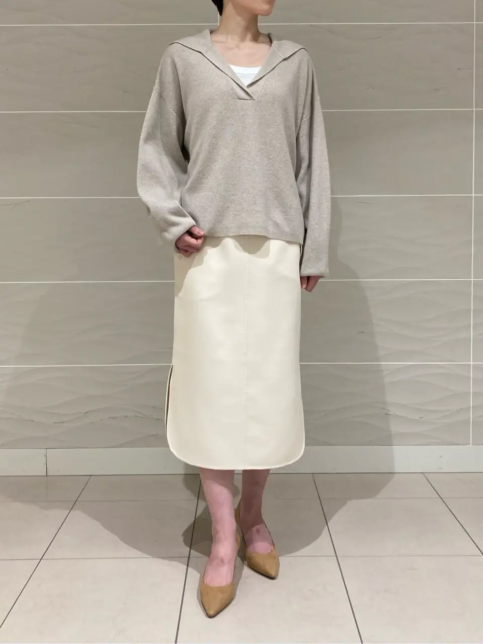 BEIGE， スタッフ コーディネート画像