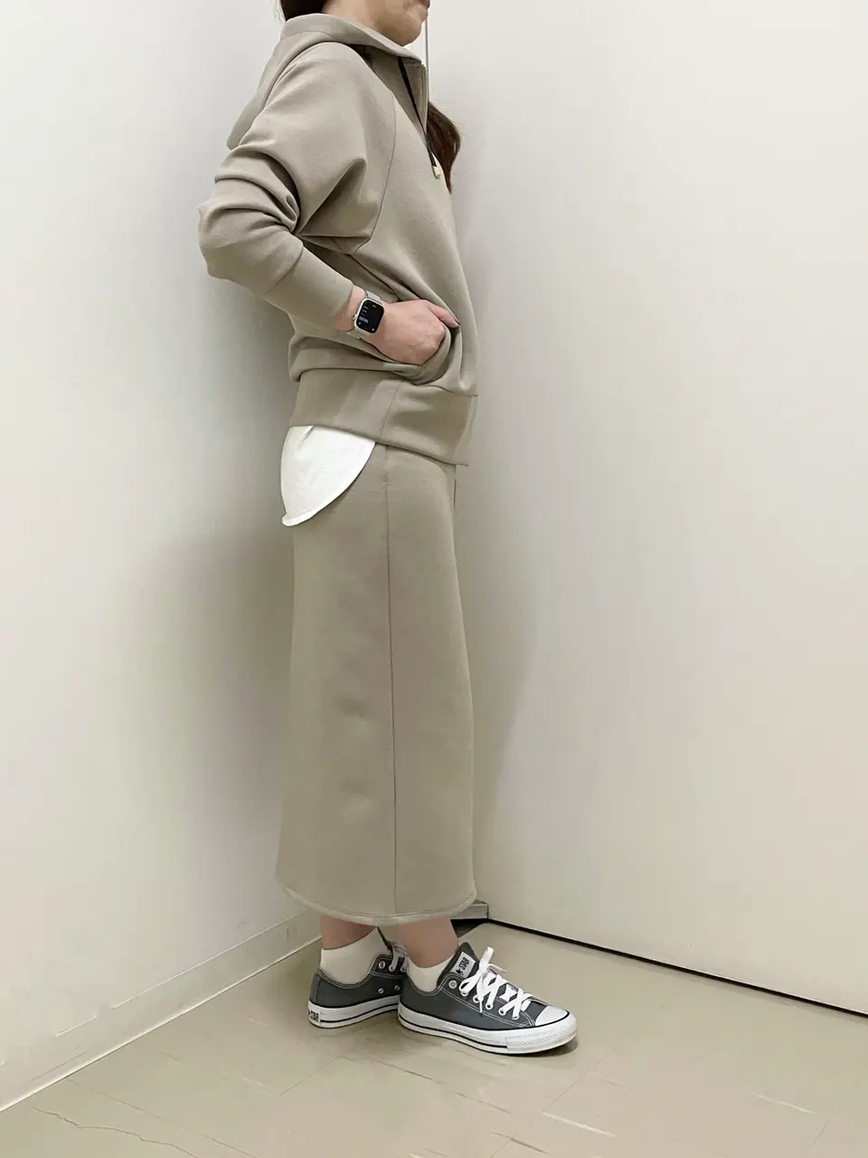 BEIGE， スタッフ コーディネート画像