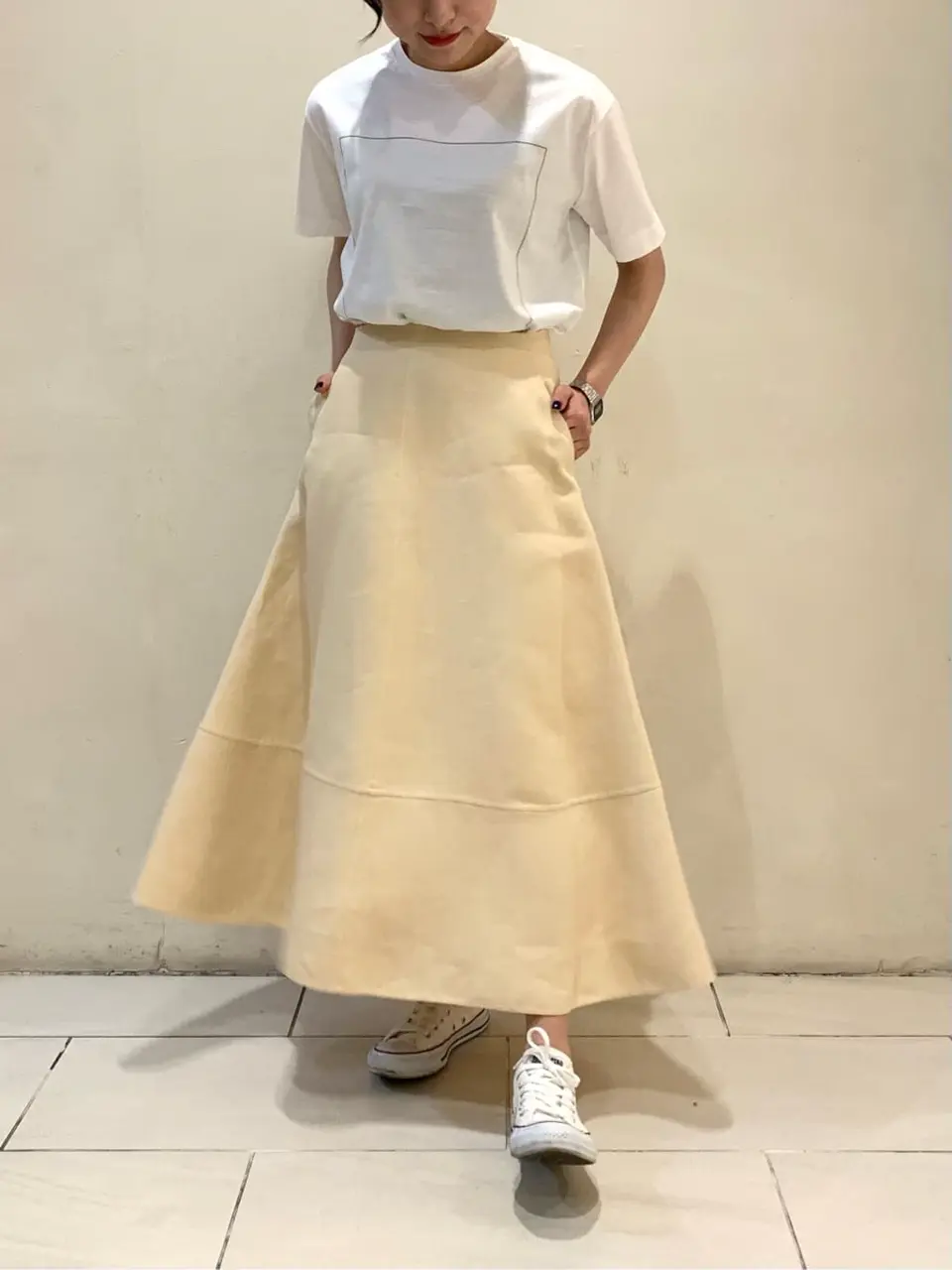 BEIGE， アライ コーディネート画像