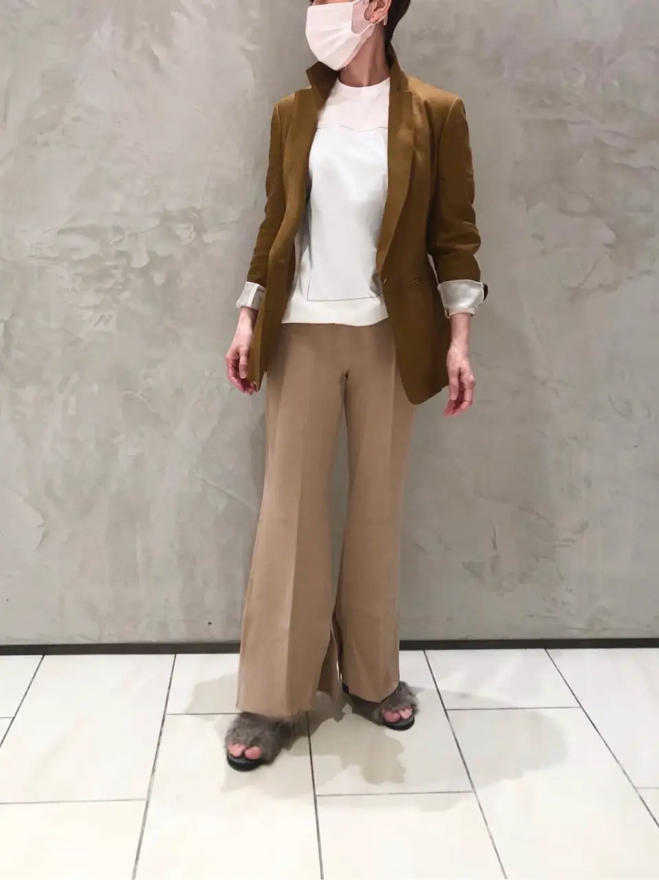 BEIGE， スタッフ コーディネート画像