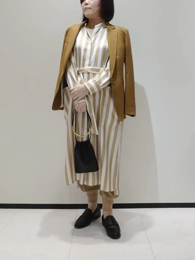 BEIGE， 藤木 コーディネート画像