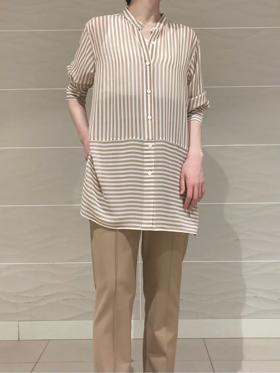 BEIGE， スタッフ コーディネート画像