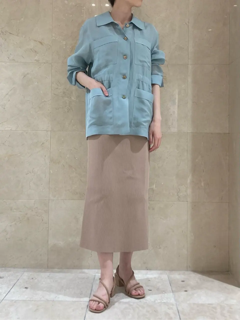 BEIGE， スタッフ コーディネート画像