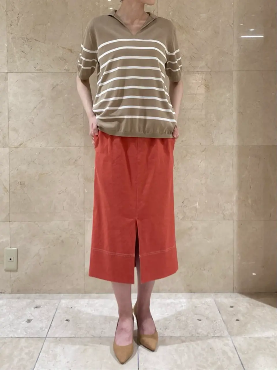 BEIGE， スタッフ コーディネート画像