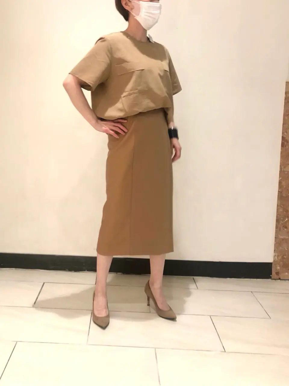 BEIGE， スタッフ コーディネート画像