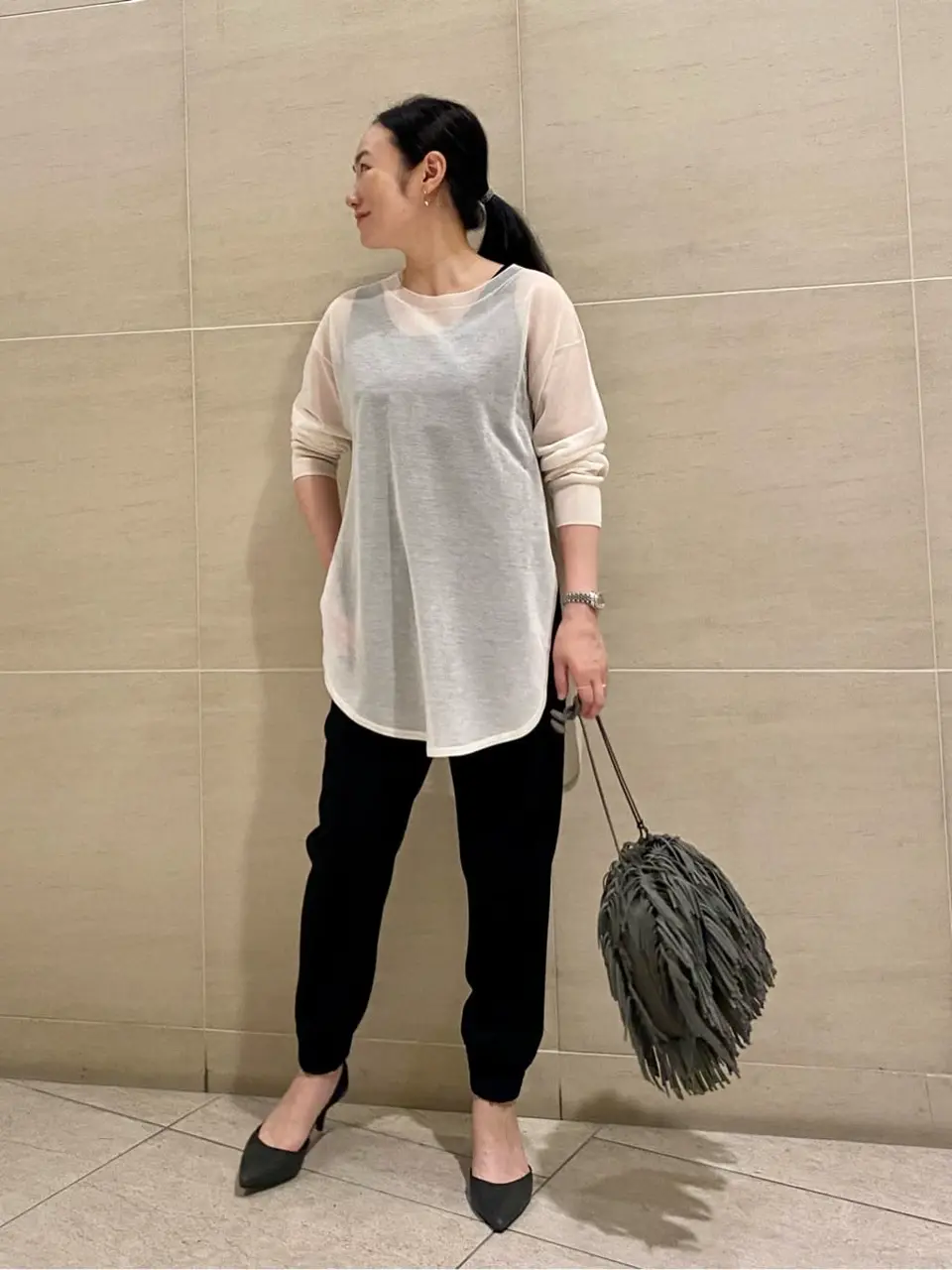 BEIGE， 毛利 コーディネート画像