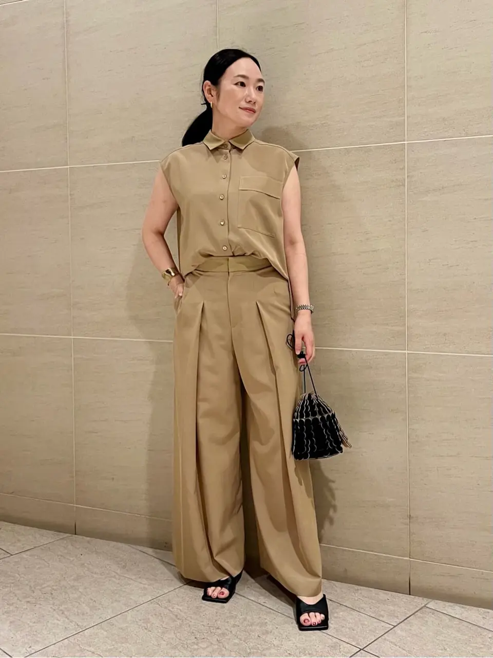 BEIGE， 毛利 コーディネート画像