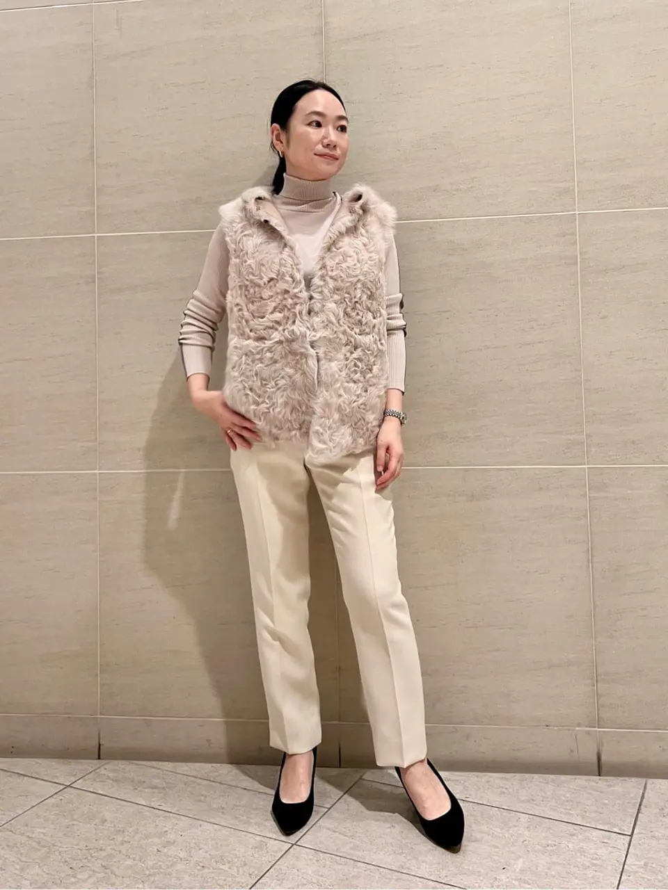 BEIGE， 毛利 コーディネート画像