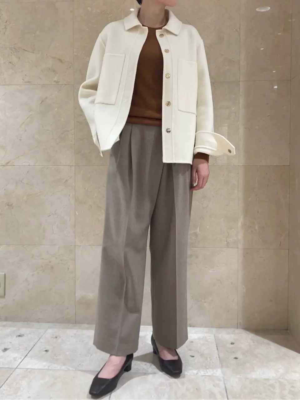 BEIGE， スタッフ コーディネート画像