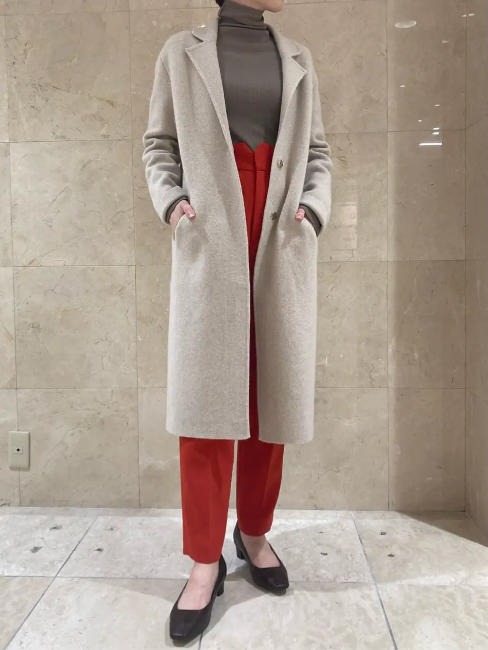 BEIGE， スタッフ コーディネート画像