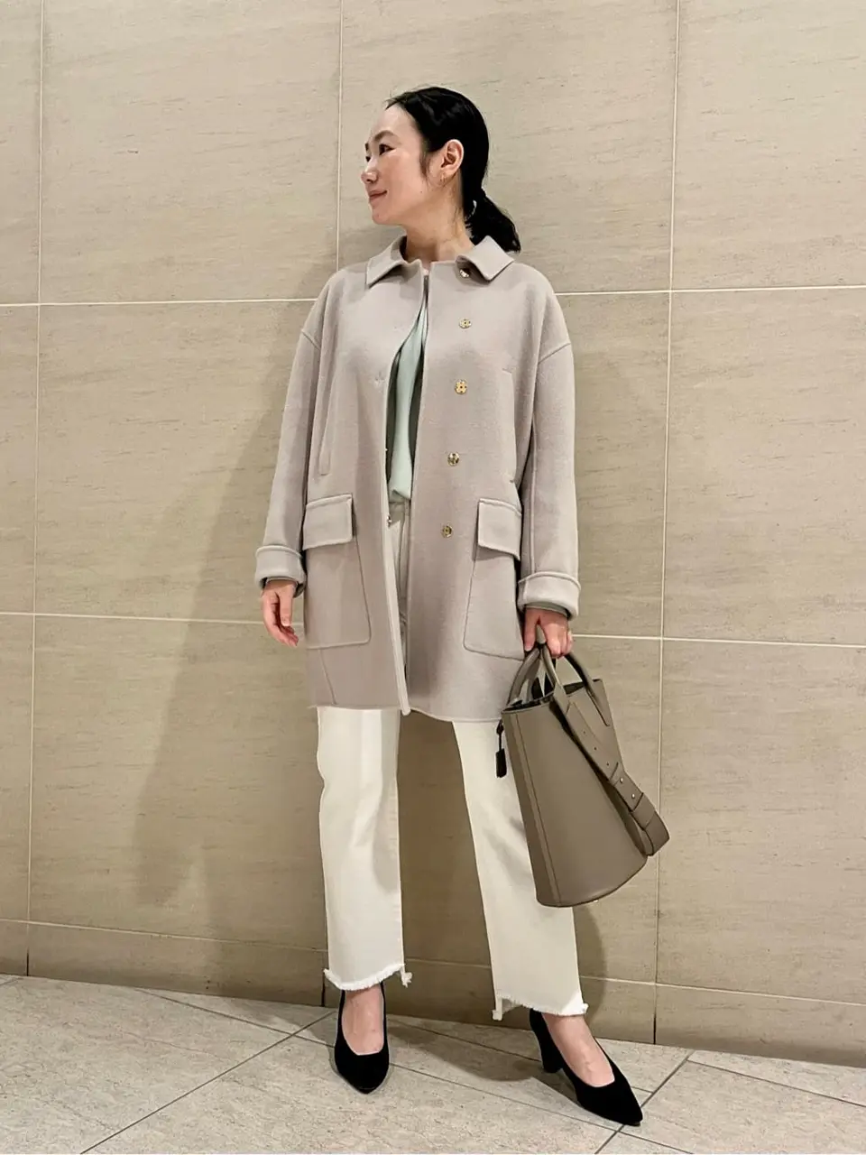 BEIGE， 毛利 コーディネート画像