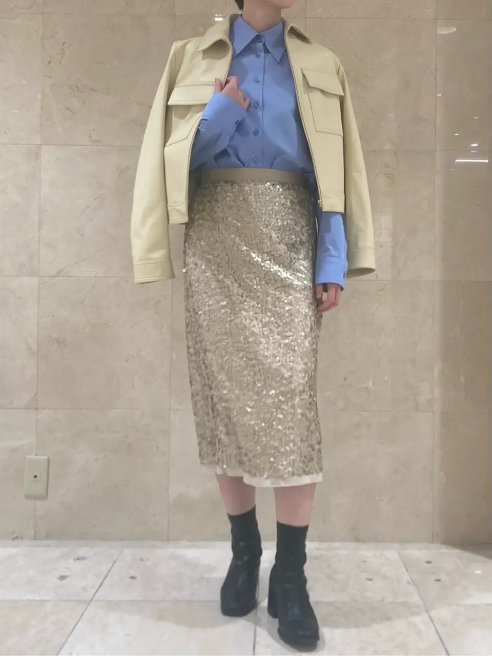 BEIGE， スタッフ コーディネート画像