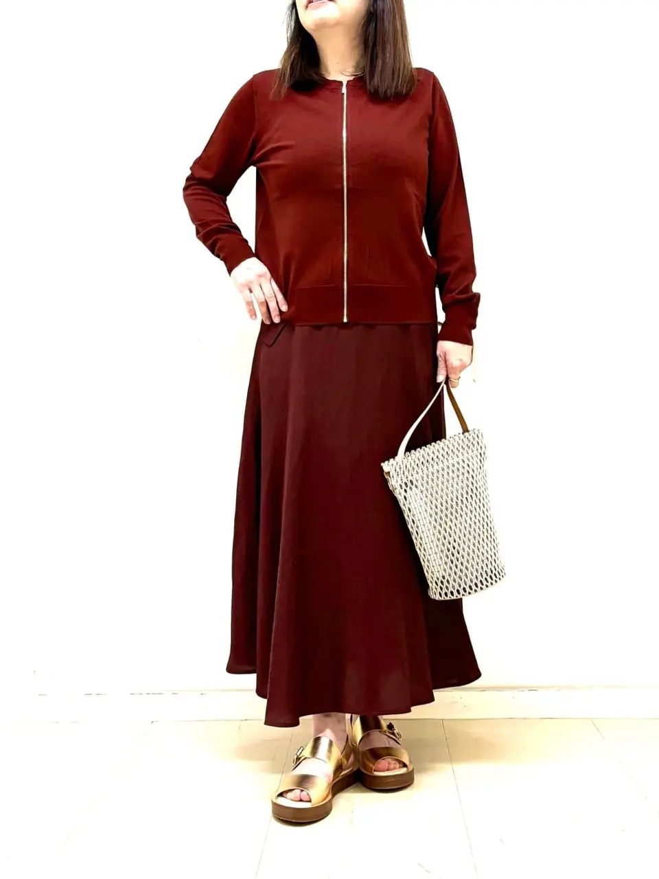 BEIGE， スタッフ コーディネート画像