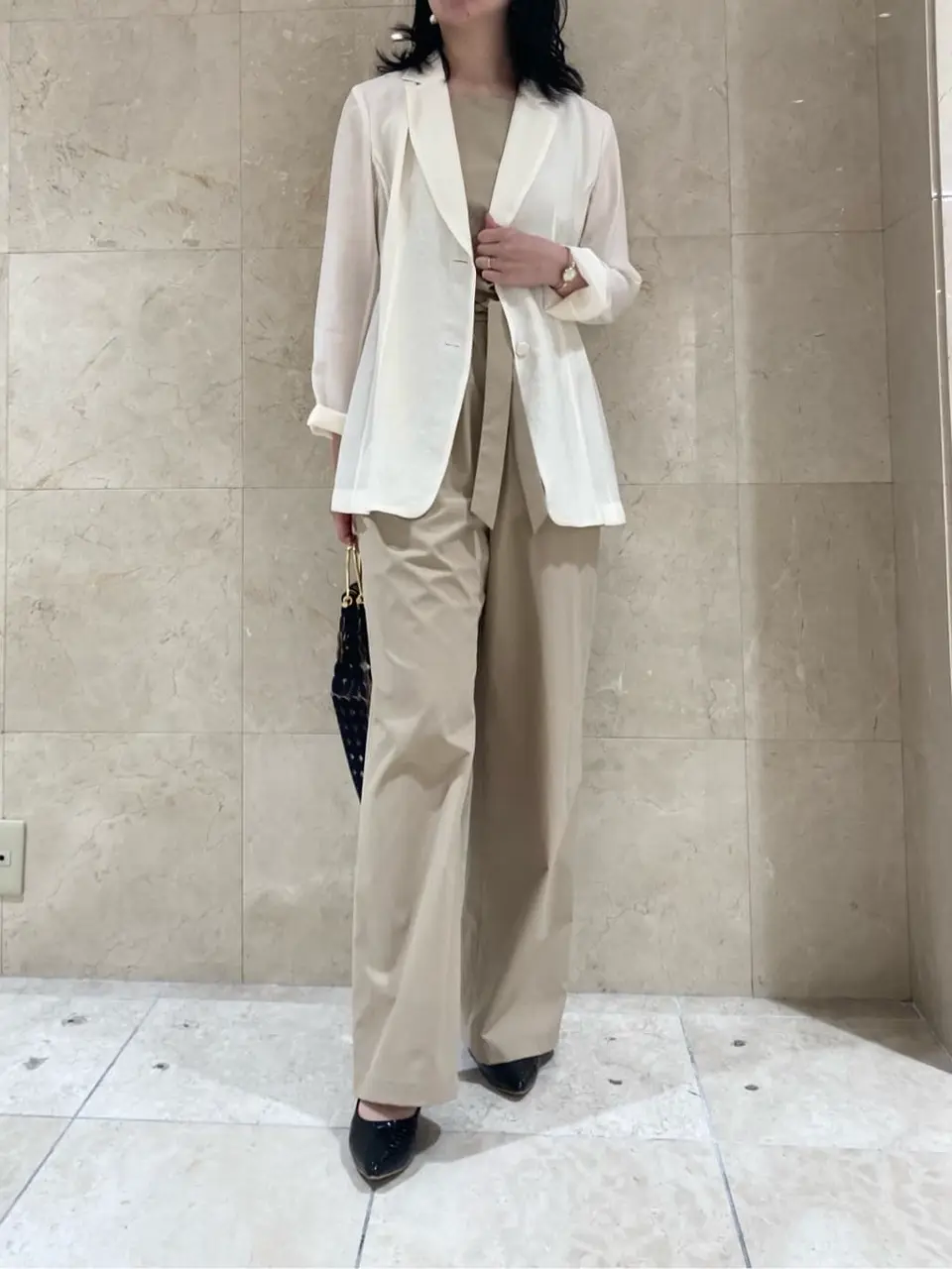 BEIGE， スタッフ コーディネート画像