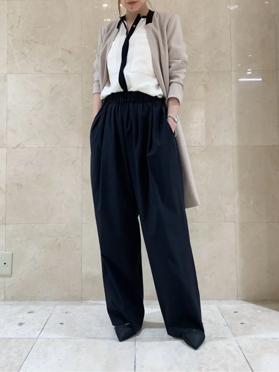 BEIGE， スタッフ コーディネート画像