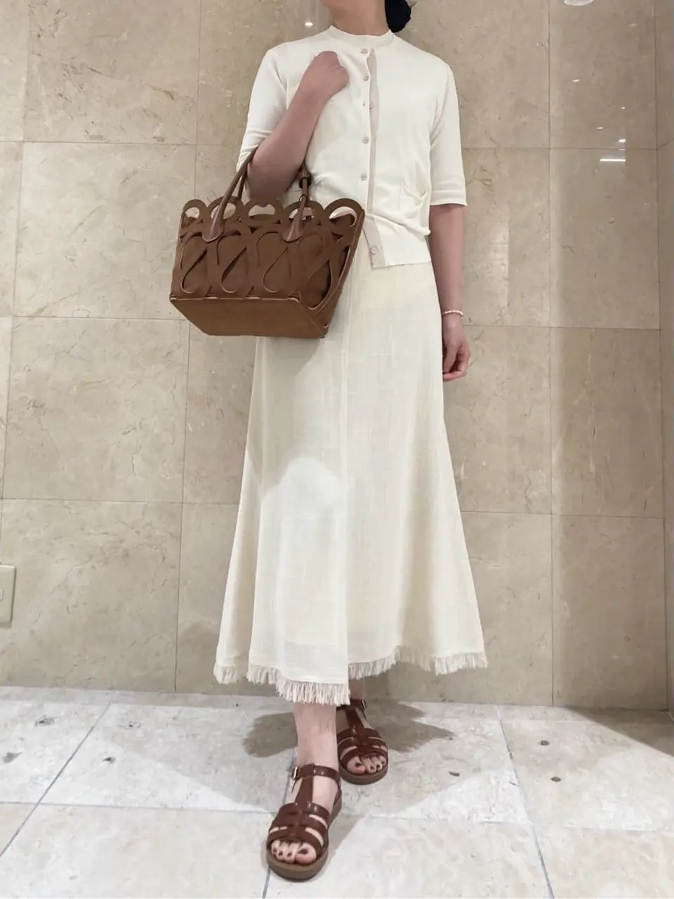 BEIGE， スタッフ コーディネート画像