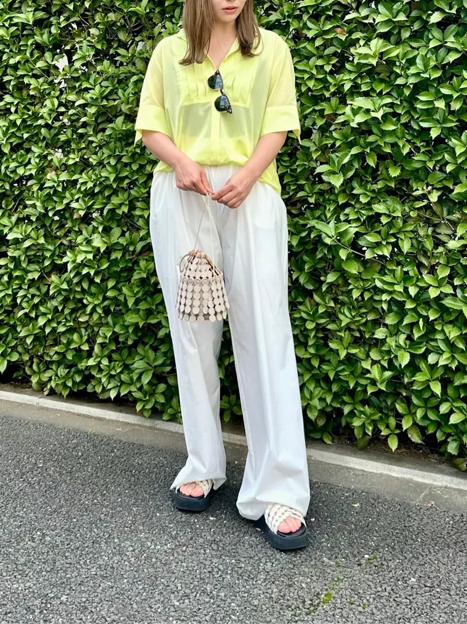 BEIGE， 藤原 コーディネート画像