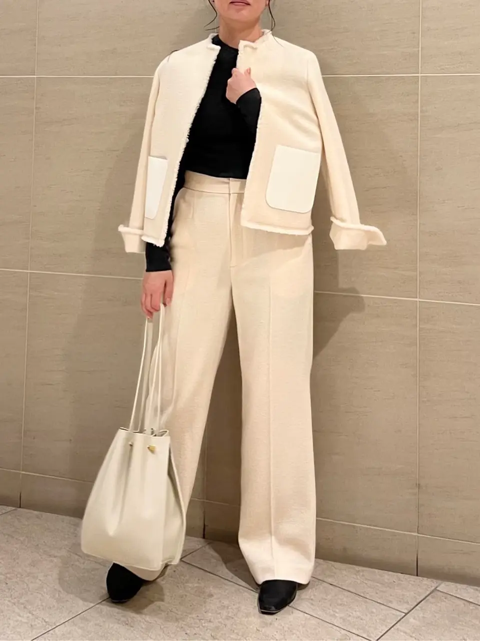 BEIGE， スタッフ コーディネート画像