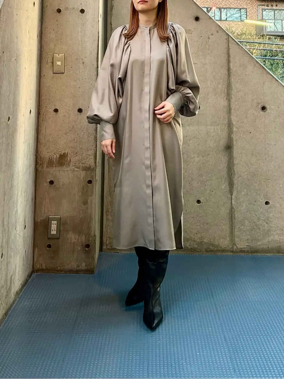 BEIGE， 藤原 コーディネート画像