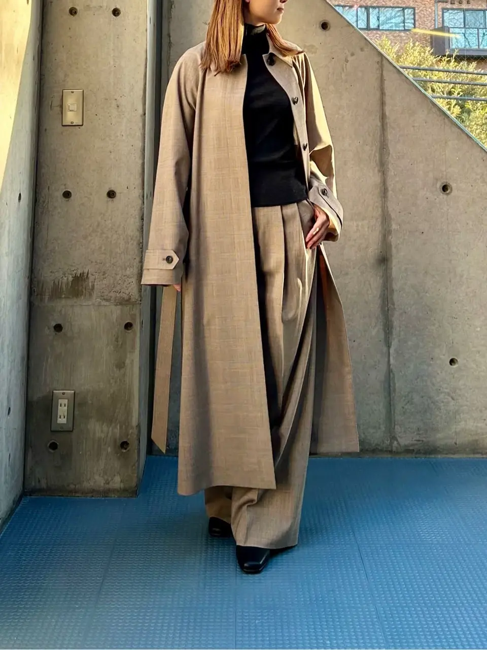 BEIGE， 藤原 コーディネート画像