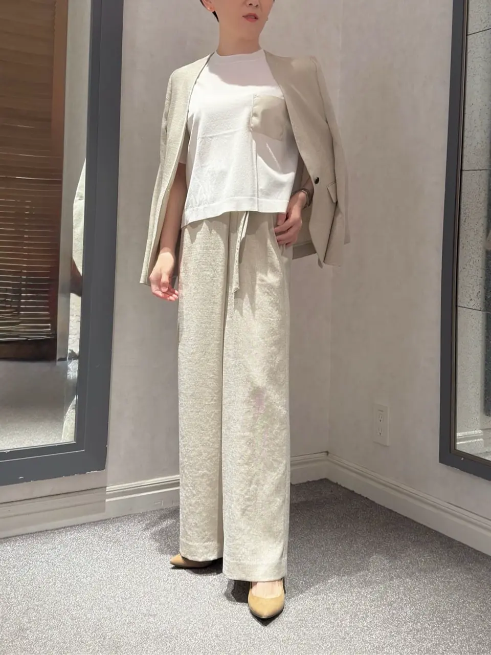 BEIGE， スタッフ コーディネート画像