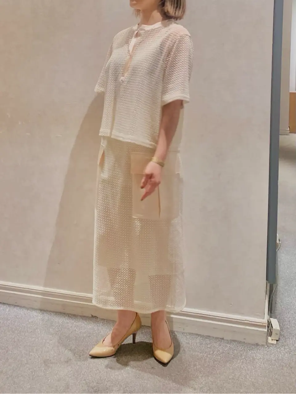 BEIGE， STAFF コーディネート画像