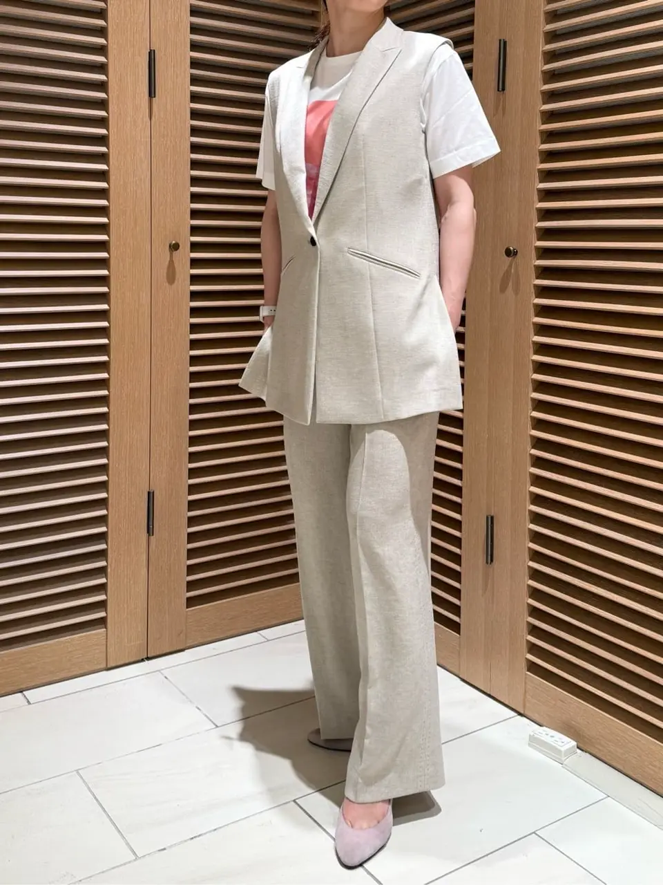 BEIGE， スタッフ コーディネート画像