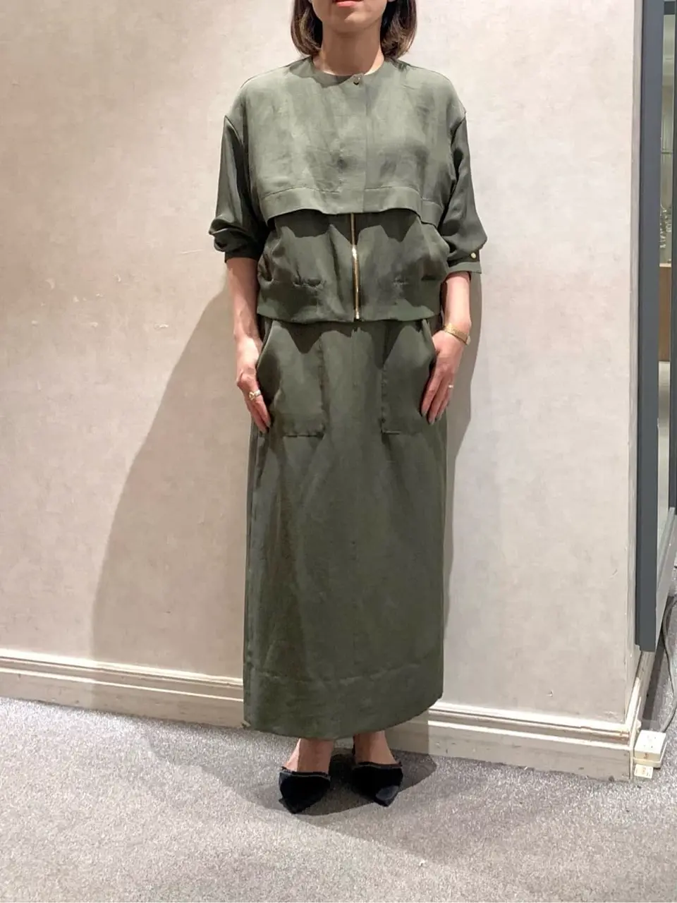 BEIGE， STAFF コーディネート画像