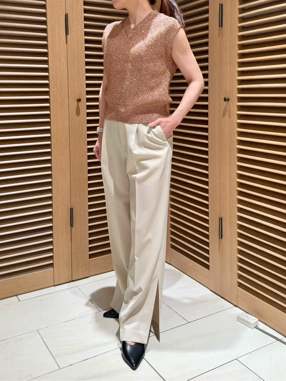 BEIGE， スタッフ コーディネート画像