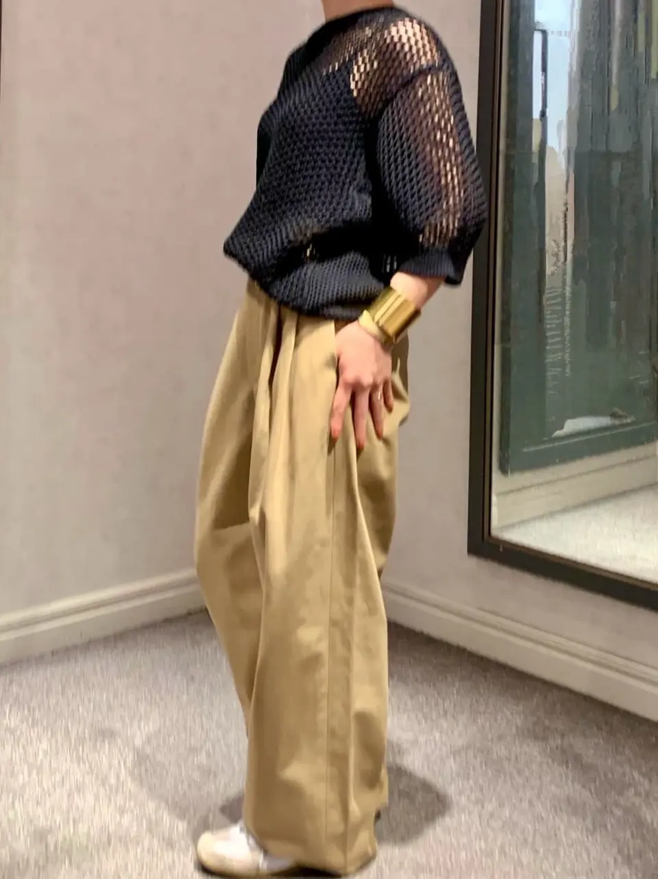 BEIGE， STAFF コーディネート画像