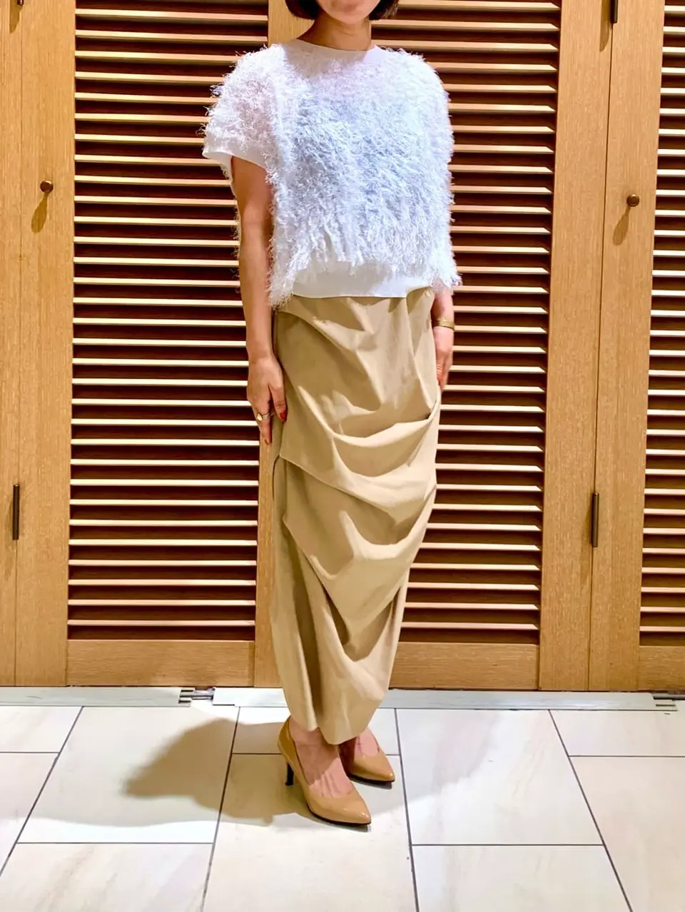 BEIGE， STAFF コーディネート画像