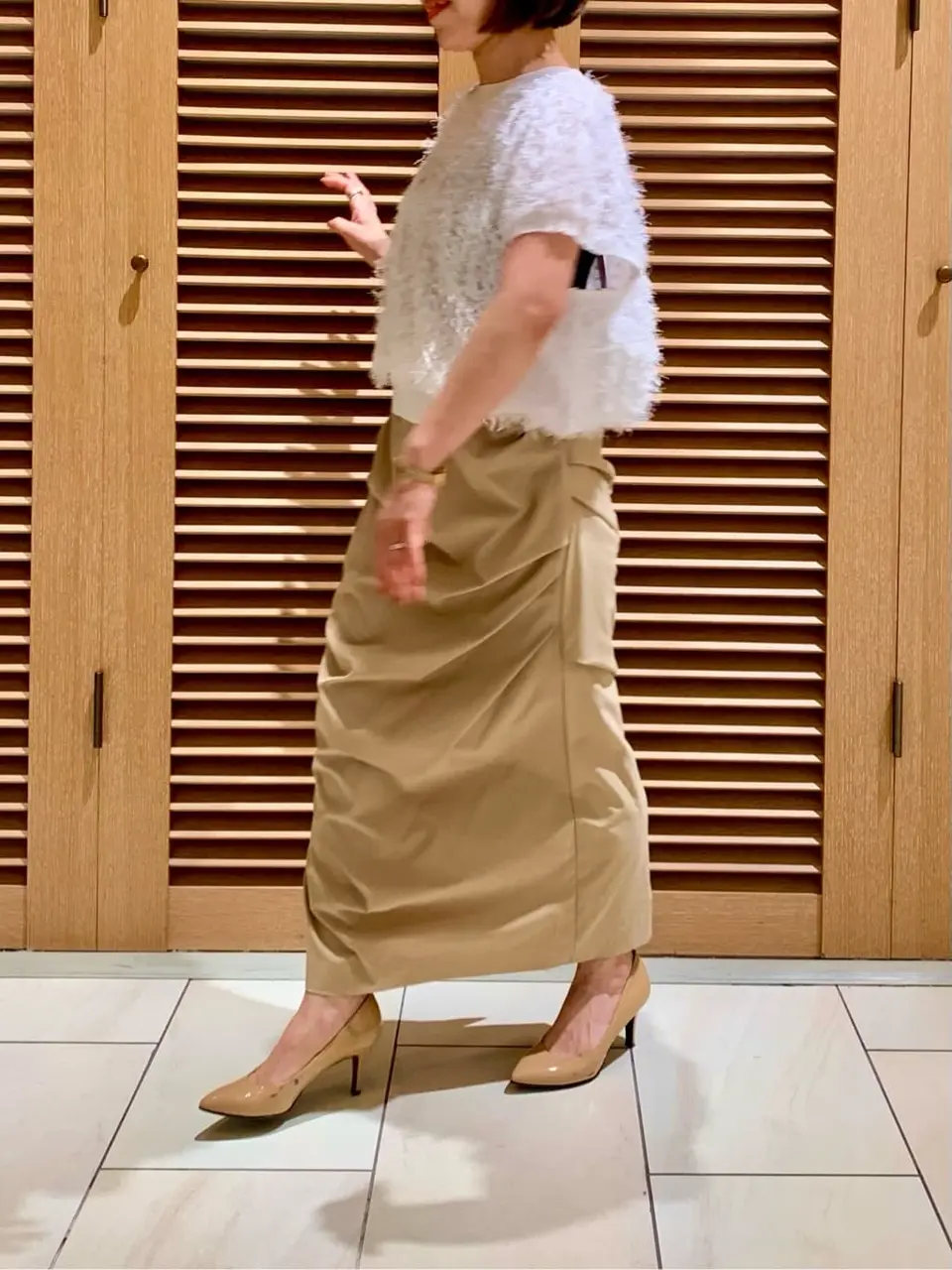 BEIGE， STAFF コーディネート画像