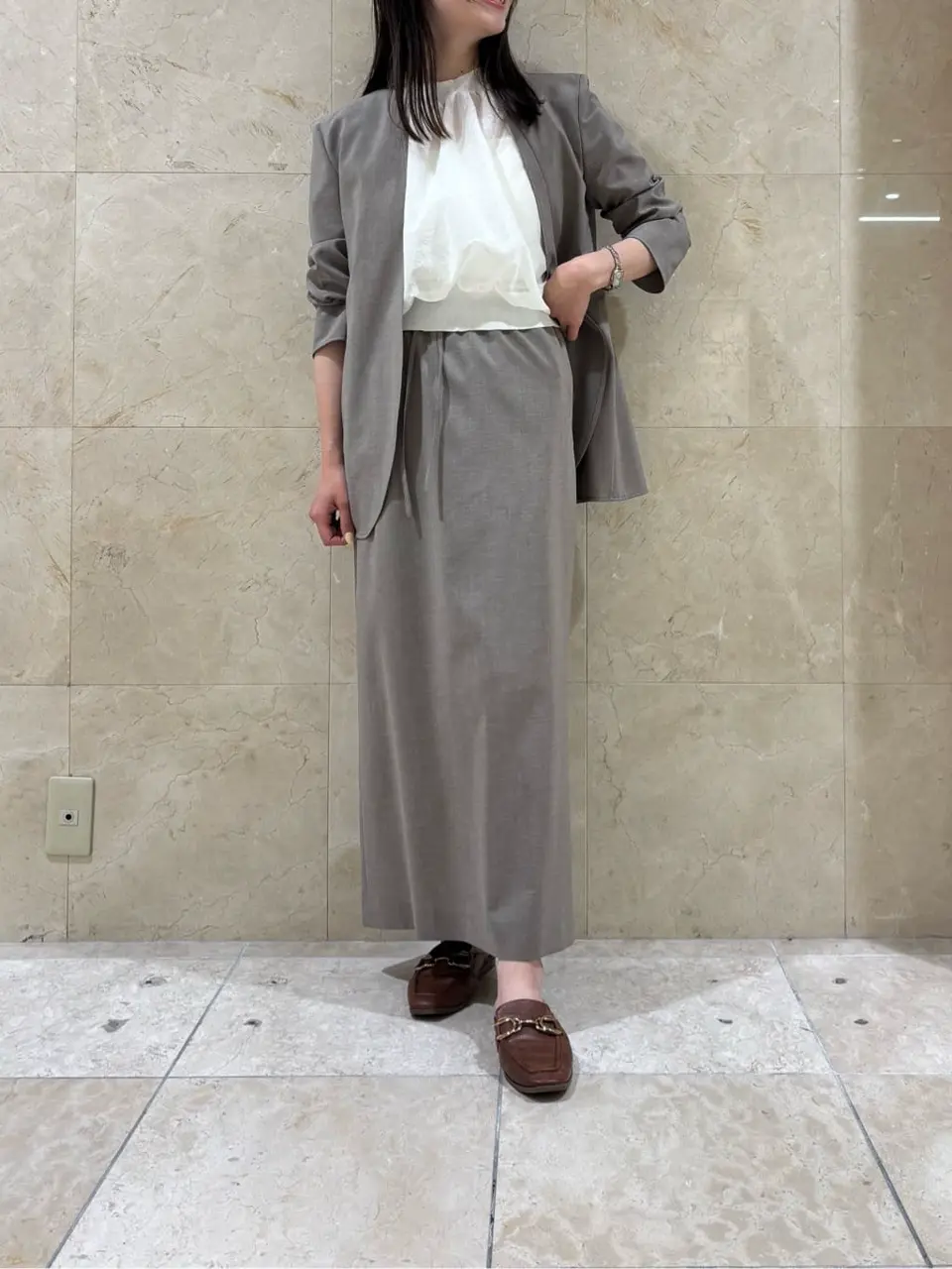 BEIGE， スタッフ コーディネート画像