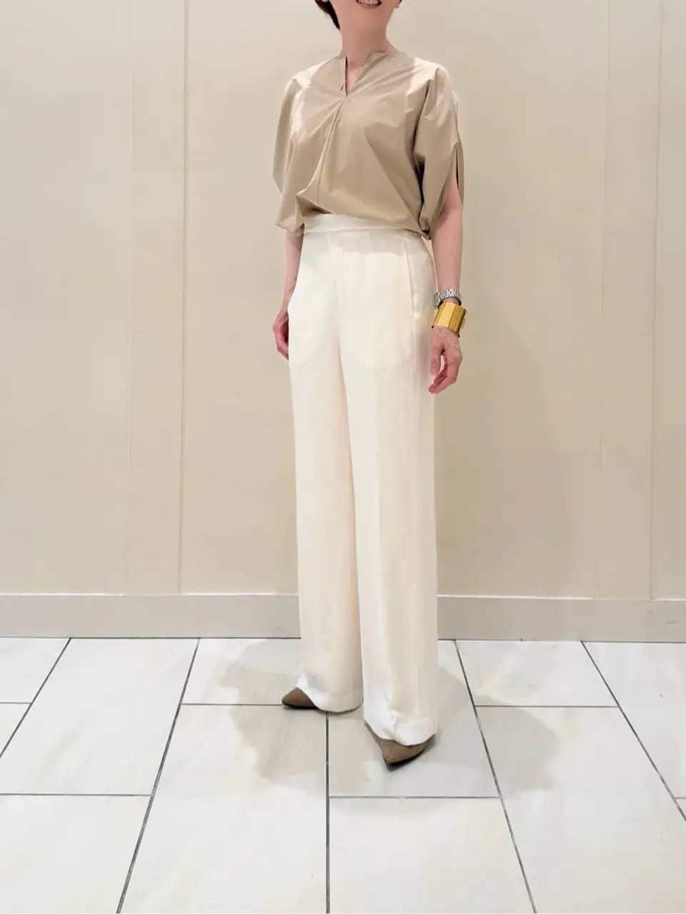 BEIGE， スタッフ コーディネート画像