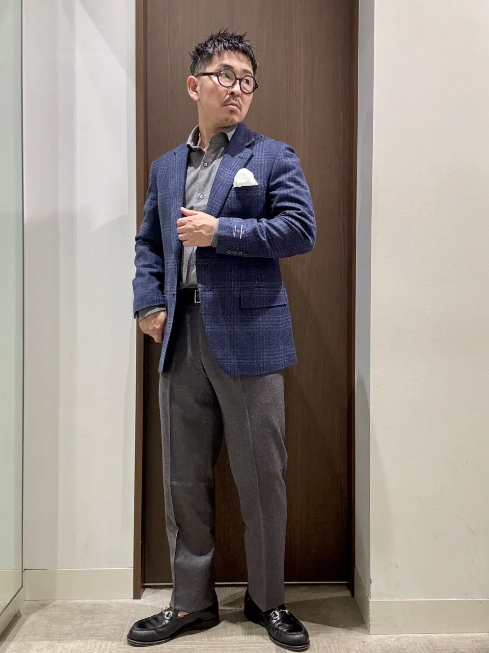 F06320 未使用品 GOTAIRIKU ジャケット：BS ネイビー F06320 未使用品 GOTAIRIKU ジャケット：BS ネイビー - メルカリ