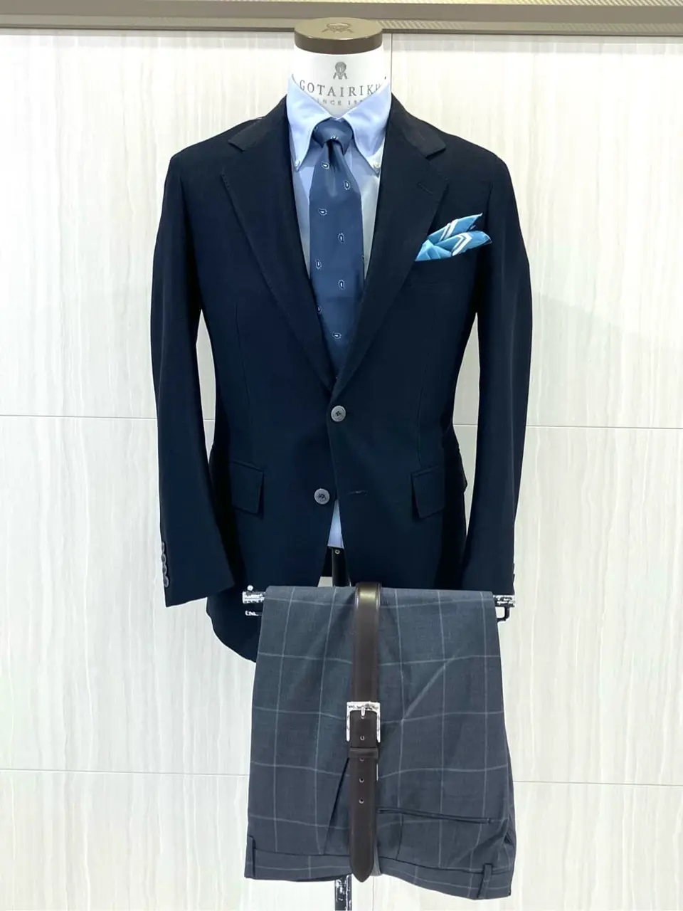 Gotairiku x JohnFoster セットアップ　ネイビー　XL 公式】GOTAIRIKU | ファッション通販サイト[オンワード