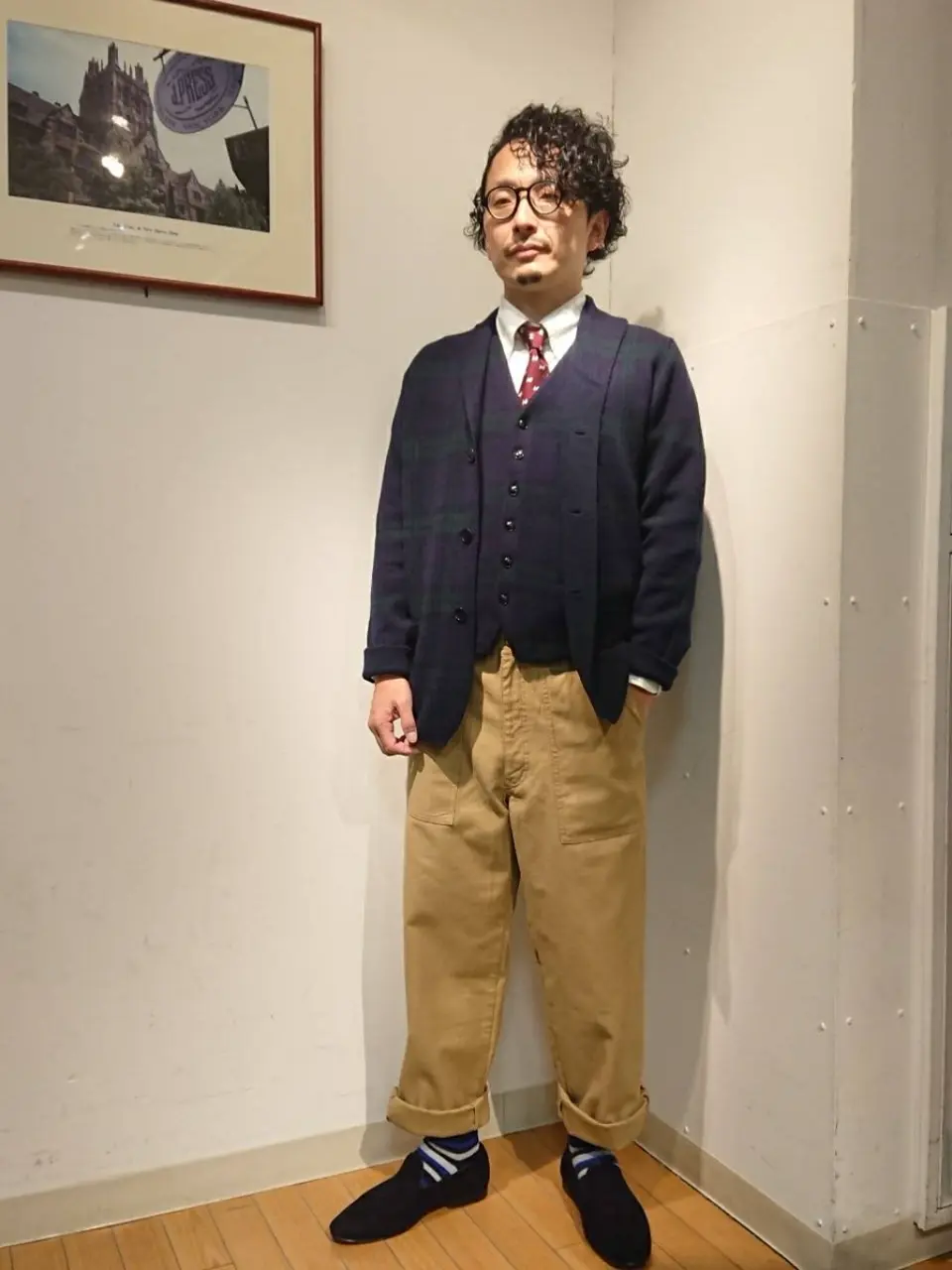 J.PRESS MEN 乾 コーディネート画像