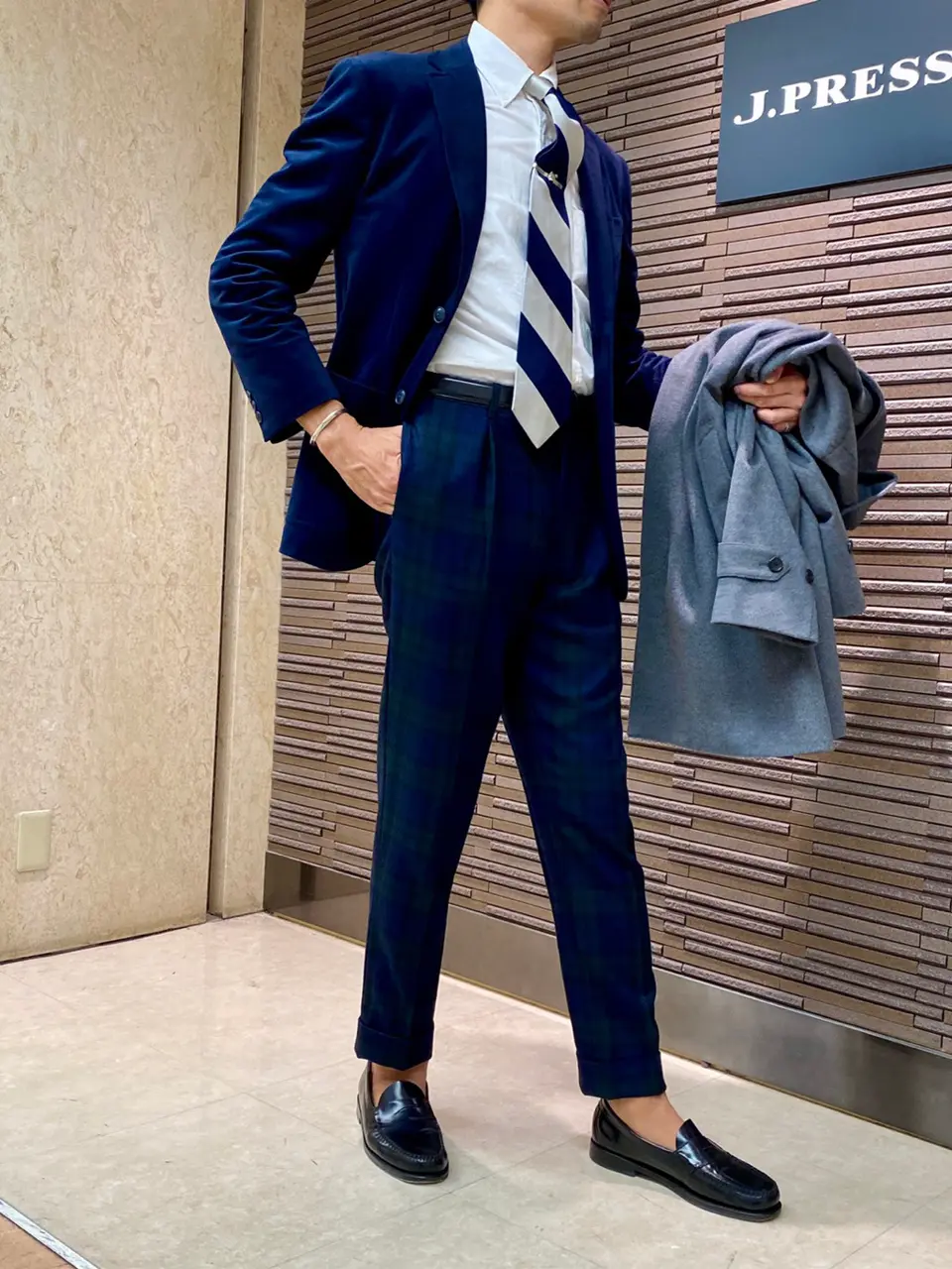 J.PRESS MEN 八巻 コーディネート画像