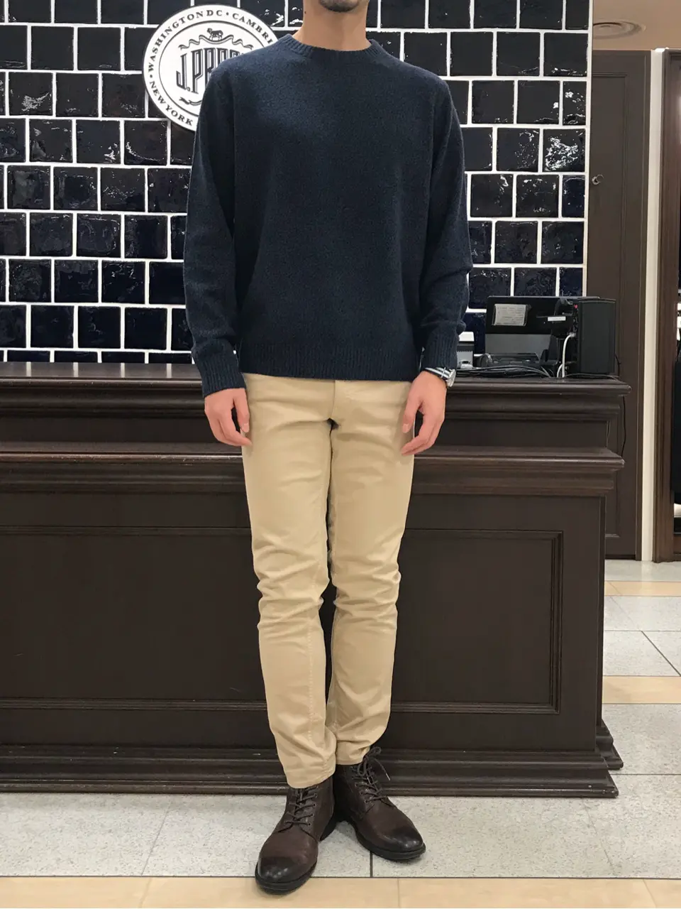 J.PRESS MEN 赤石 コーディネート画像