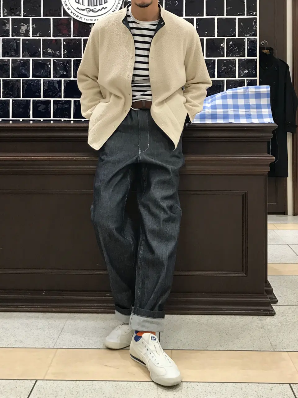 J.PRESS MEN 赤石 コーディネート画像