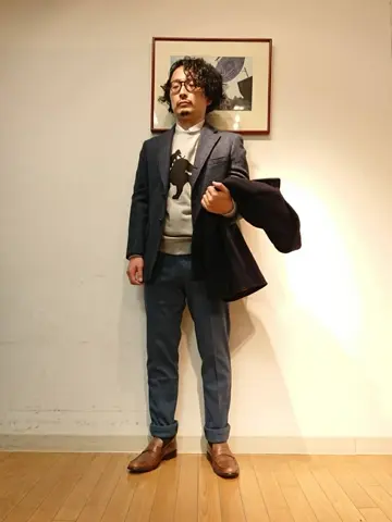 J.PRESS MEN 乾 コーディネート画像