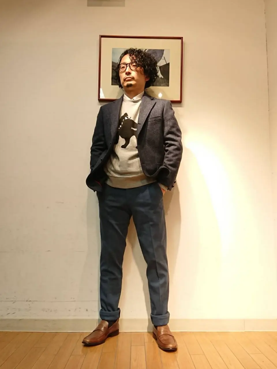 J.PRESS MEN 乾 コーディネート画像