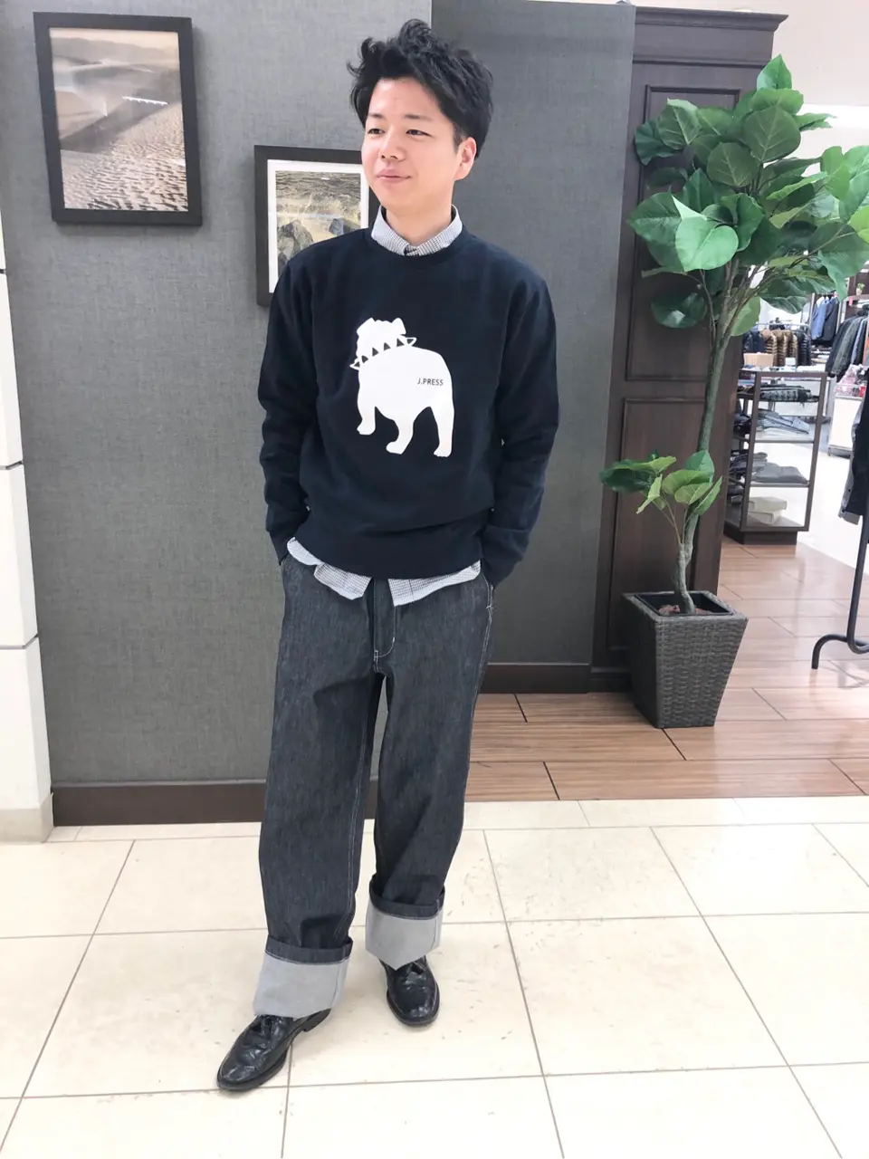 J.PRESS MEN 西本 コーディネート画像