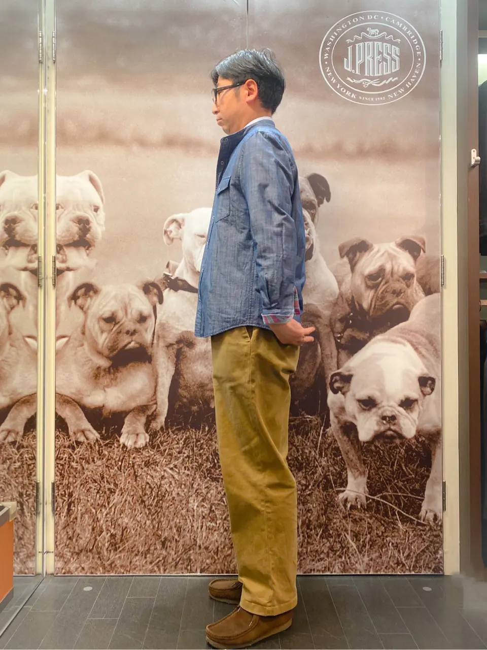 J.PRESS MEN 岩名 コーディネート画像