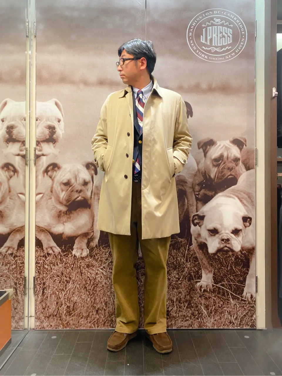 J.PRESS MEN 岩名 コーディネート画像