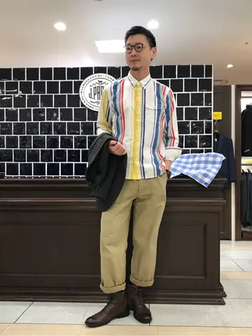 J.PRESS MEN 赤石 コーディネート画像