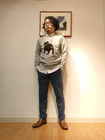 J.PRESS MEN 乾 コーディネート画像
